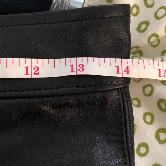 Banana Republic Genuine Leather Pants Sz 2 - Picture 7 of 8